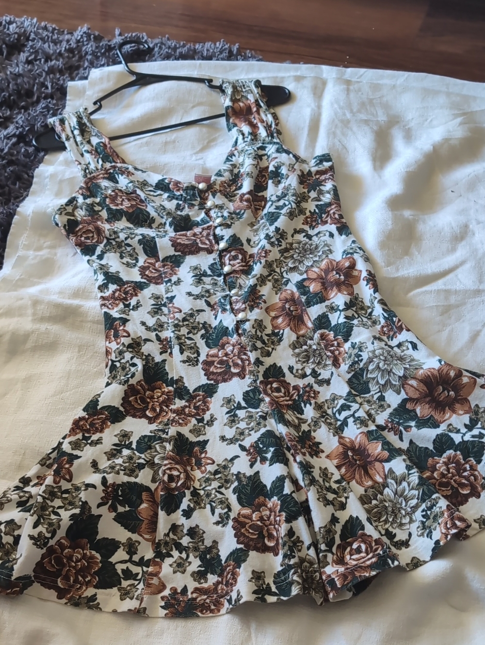 Energie brand floral romper strechy material